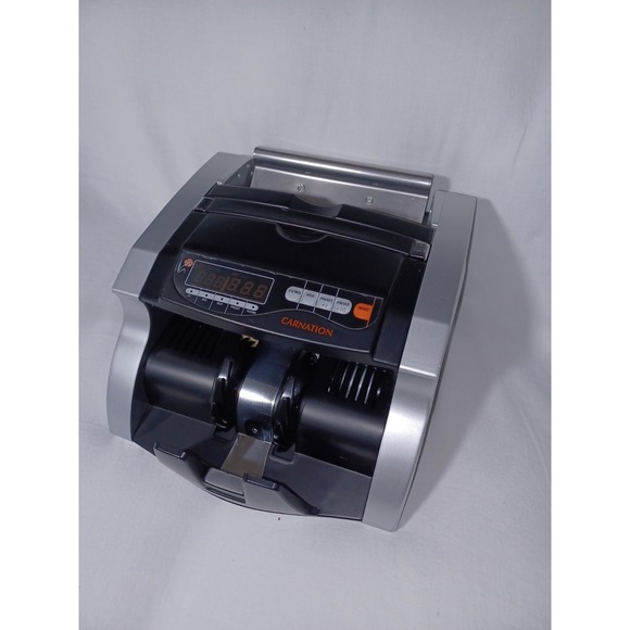 Carnation CR-180 Bill Counter UV MG Counterfeit Detection Money Machine Tested - Picture 1 of 4